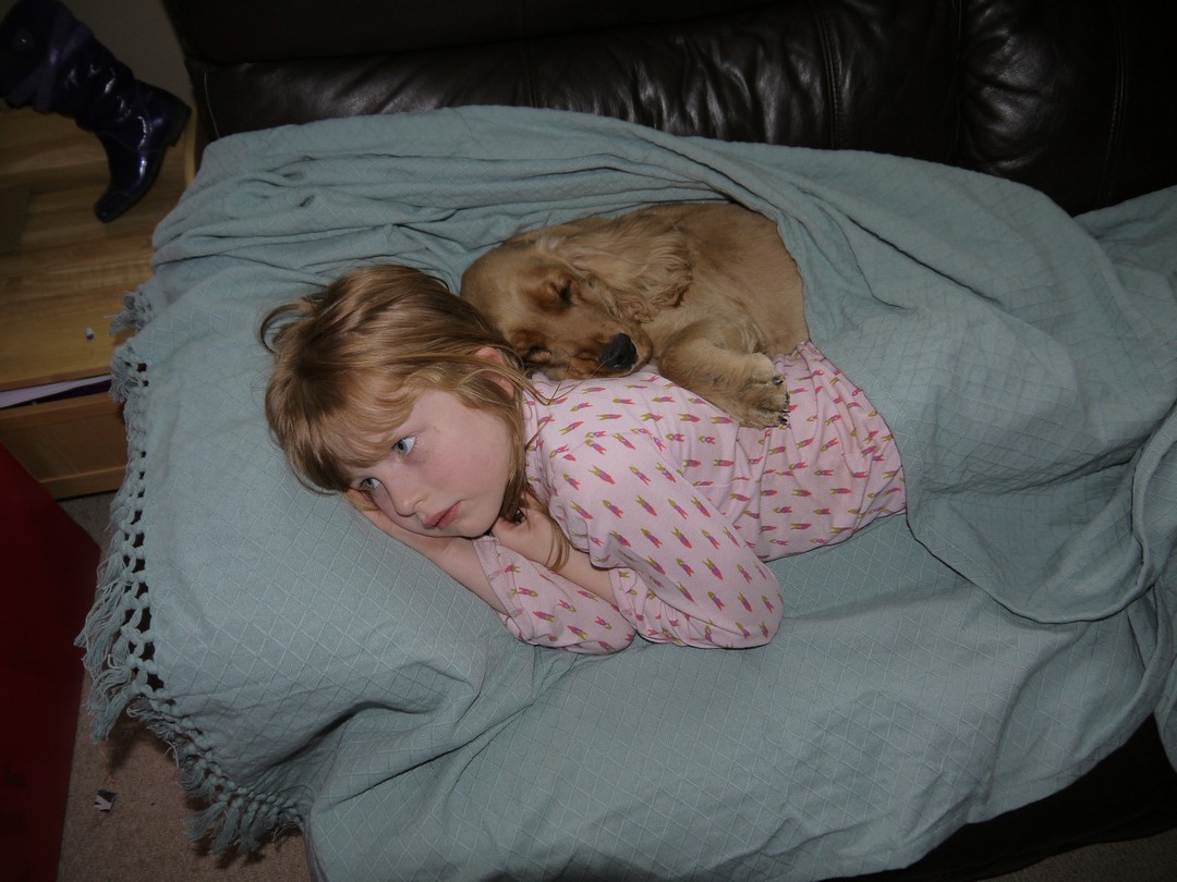 tired with big sis